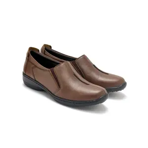 Mocassins de couro com elásticos para mulher Pédiconfort image-2