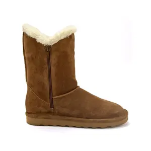 Women's fur-lined ankle boots with double zip Pédiconfort image-0