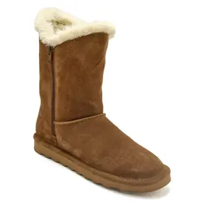 Women's fur-lined ankle boots with double zip Pédiconfort image-1