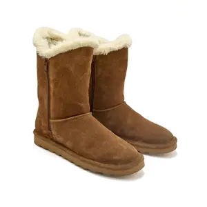 Women's fur-lined ankle boots with double zip Pédiconfort image-2