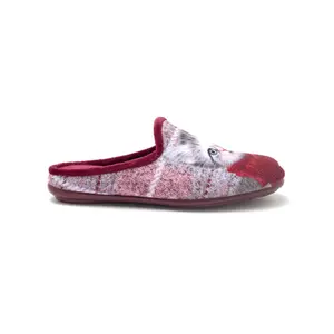 Flauschige Pantoffeln mit Katzenmotiv für Damen Pédiconfort image-0