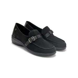 Mocassins elásticos em couro para mulher Pédiconfort image-2