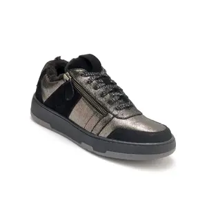 Baskets cuir doublées laine femme Pédiconfort image-1