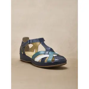 Cross-strap leather ballerina shoes for women Pédiconfort image-1