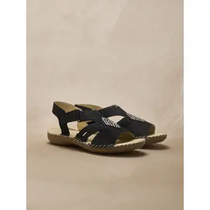 Sandali in cuoio elastici da donna Pédiconfort image-1