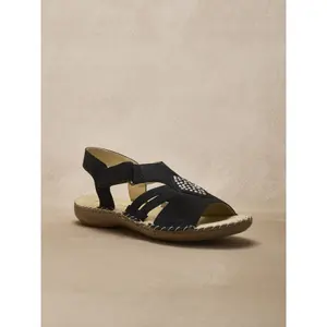 Sandali in cuoio elastici da donna Pédiconfort image-0