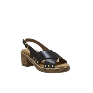 Sandales cuir détails clous femme Pédiconfort image-0