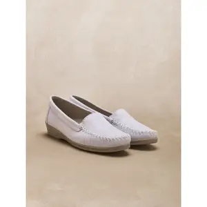 Zachte leren mocassins voor dames Pédiconfort image-1