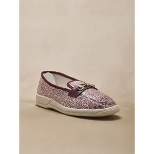 Dames textiele mocassins met schuimrubberen binnenkant Pédiconfort image-1