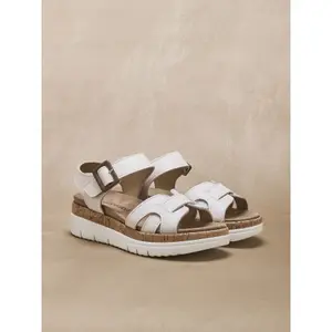 Damen Sandalen mit Klettverschluss und herausnehmbarer Sohle Pédiconfort image-1