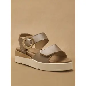 Damen-Sandalen mit Klettverschluss und herausnehmbarer Aero-Sohle Pédiconfort image-1