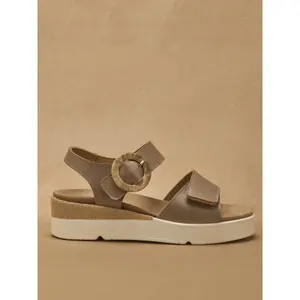 Damen-Sandalen mit Klettverschluss und herausnehmbarer Aero-Sohle Pédiconfort image-0