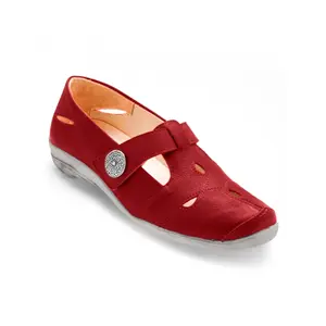 Women's fancy Mary Jane ballet flats with Velcro Pédiconfort image-1
