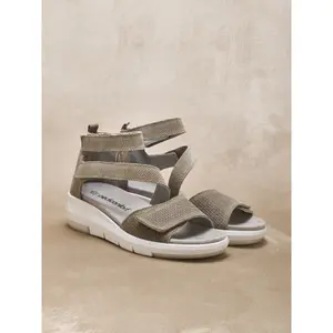 Sandaler med kardborreband, avtagbar luftkudde för kvinnor Pédiconfort image-2