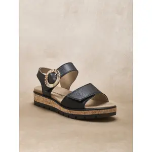 Sandalias con velcro y suela extraíble para mujer Pédiconfort image-1