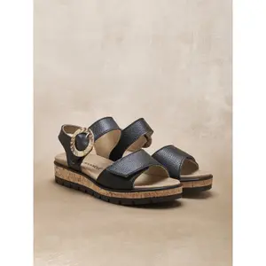 Sandalias con velcro y suela extraíble para mujer Pédiconfort image-2