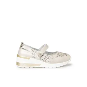 Botas de mulher em couro com fecho de velcro Pédiconfort image-1