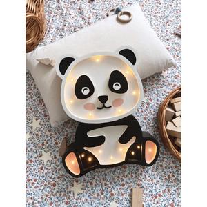 Handgefertigte Lampe Peekaboo Panda image-1