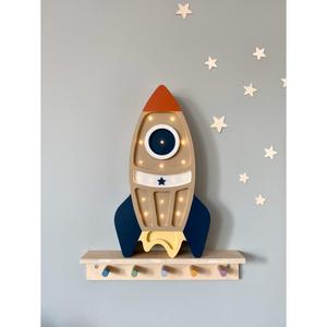 Handgefertigte Lampe Peekaboo Rocket image-2
