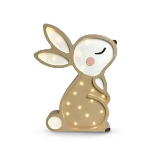 Handgefertigte Lampe Peekaboo Bunny
