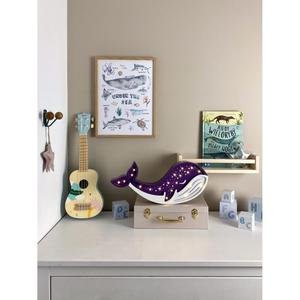 Handgefertigte Lampe Peekaboo Whale image-1