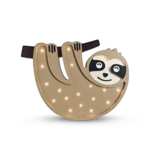 Handgefertigte Lampe Peekaboo Sloth