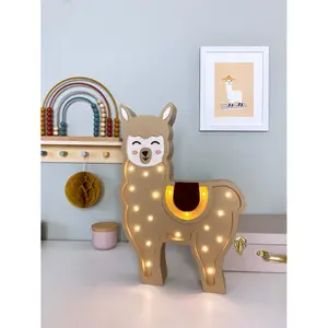 Handgefertigte Lampe Peekaboo Alpaca image-1