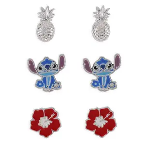 Pendientes de mujer Peers Hardy Disney Stitch (x3)