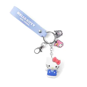 8435507890809-porte-cle-peers-hardy-hello-kitty-friends-bleu-blanc-tu
