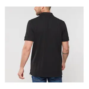 Polo with contrast buttons Pen Duick image-4