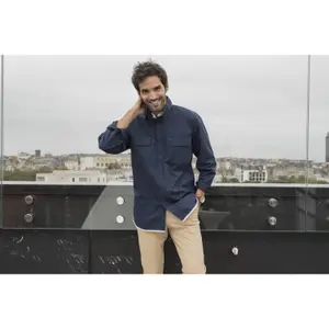 Overhemd met lange mouwen en 2 zakken Pen Duick image-2