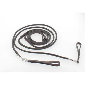 Rêne allemande cuir rond Pénélope image-0