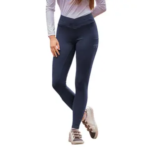 Damskie legginsy jeździeckie z pełną przyczepnością Pénélope Anaé image-0