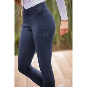 Damskie legginsy jeździeckie z pełną przyczepnością Pénélope Anaé image-1