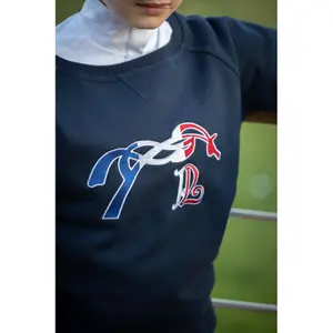 Sweatshirt équitation fille Pénélope Chloé image-1