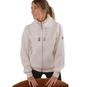 Sweatshirt équitation à capuche full zip fille Pénélope Laponia image-1