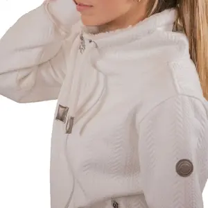 Sweatshirt équitation à capuche full zip fille Pénélope Laponia image-2