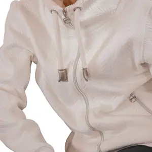 Sweatshirt équitation à capuche full zip fille Pénélope Laponia image-3