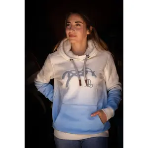 Dziewczęca bluza z kapturem w kolorze tie-dye Pénélope June image-0