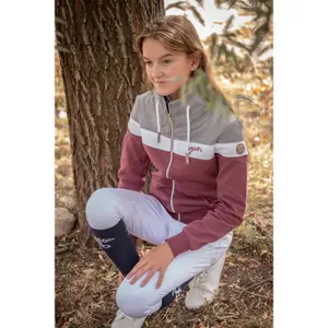 Sweatshirt zipped girl Pénélope Native image-0