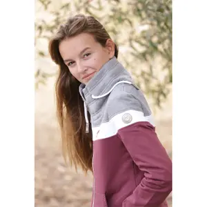 Sweatshirt zipped girl Pénélope Native image-2