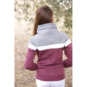 Sweatshirt zipped girl Pénélope Native image-1