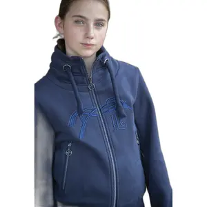 Sudadera de equitación con cremallera completa para niña Penelope Native Strass image-0