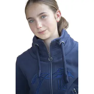 Sudadera de equitación con cremallera completa para niña Penelope Native Strass image-2