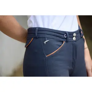 Pantalon équitation point sellier pour dressage femme Pénélope image-1
