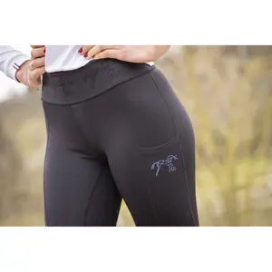 Women's full grip riding leggings Pénélope Delphe image-4