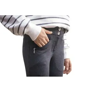 Pantaloni da equitazione a media aderenza per ragazze Penelope Romy image-1