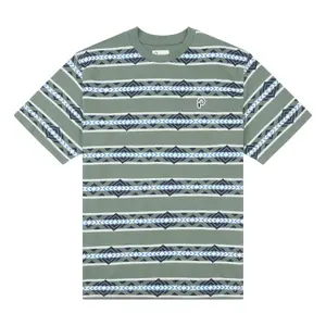 Geometryczna koszulka w prążki Penfield Laurel Wreath