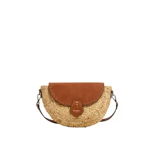 Borsa a tracolla in paglia donna Pepe Jeans Saddie Barker image-0