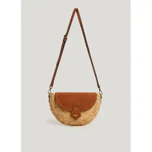 Borsa a tracolla in paglia donna Pepe Jeans Saddie Barker image-1